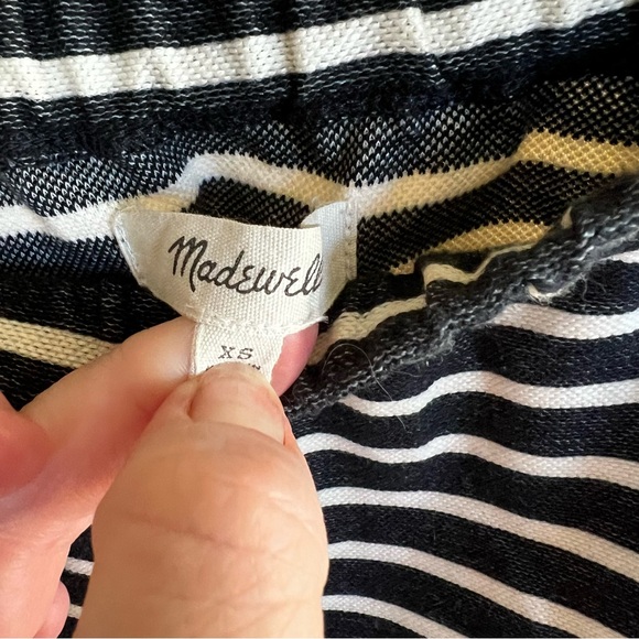 Madewell Melody Striped Off the Shoulder Dress G6472 - Picture 6 of 9